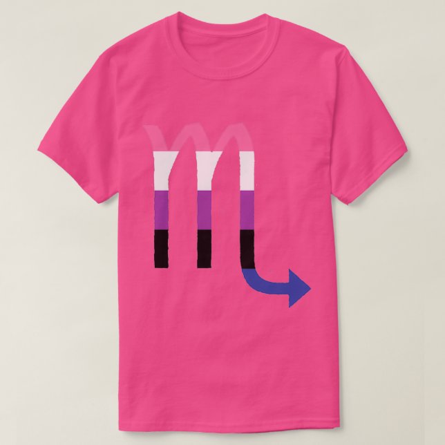 T-shirt Scorpio Genderfluide (Design devant)