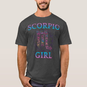 T-shirt Scorpio Girl I Né En Octobre Novembre
