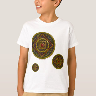 T-shirt Scorpio Mandala Chemise lumière pour enfants et bé
