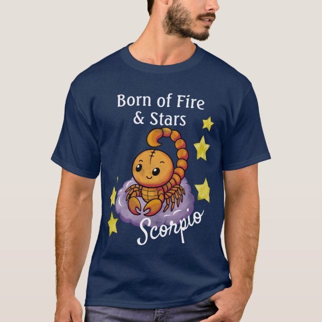 T-shirt Scorpio signe étoile Scorion étoile zodiaque (Devant)