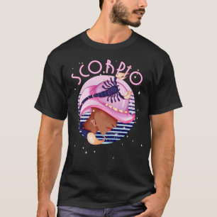 T-shirt Scorpio Zodiac Horoscope Signal Anniversaire Tarot