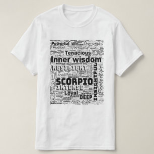 T-shirt Scorpio Zodiac Mot Cloud Inspiration