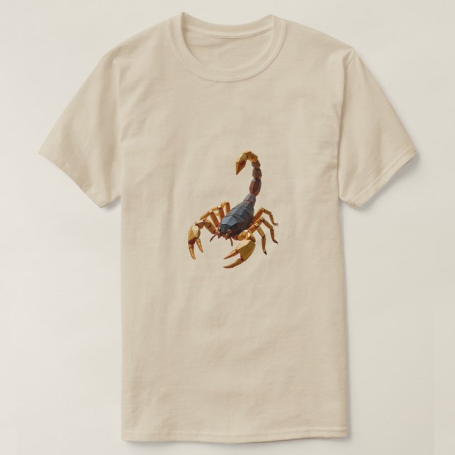 T-shirt Scorpion géométrique (Design devant)