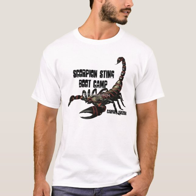 T-shirt SCORPION STING BOOT CAMP, insouciant,… (Devant)