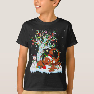 T-shirt Scorpion Xmas Élément Arbre Éclairage Scorpion Chr