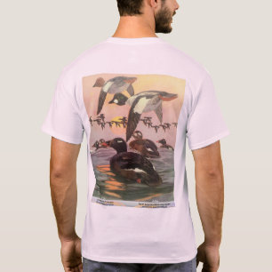 T-shirt Scoter & Goldeneye à ailes blanches, double trava