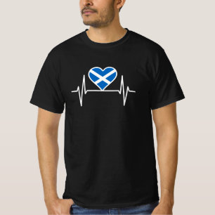 T-shirt Scotland Heartbeat