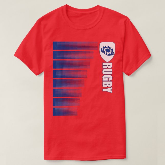 T-shirt Scotland Rugby Jersey Scotland Rugby 2 Côté (Design devant)
