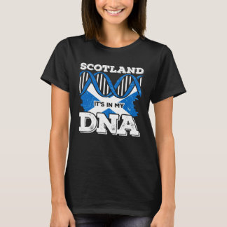 T-shirt Scotland Scottish DNA Flag Origin Heritage