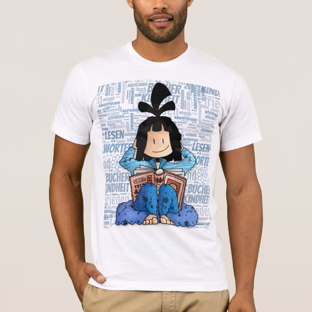 T-shirt Scott - lire un livre /  (Devant)