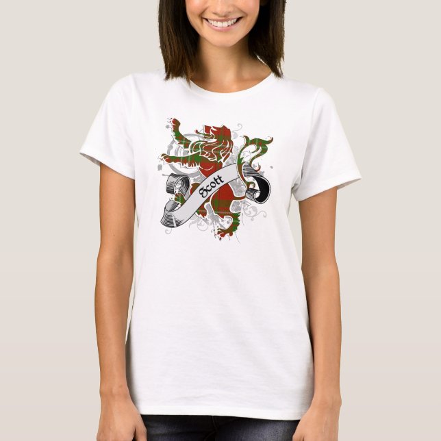T-shirt Scott Tartan Lion (Devant)