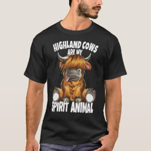 T-shirt Scottish Beef Cow Highland Cows Are My Spirit Anim