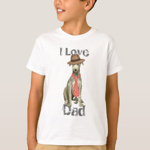 T-shirt Scottish Deerhound Papa