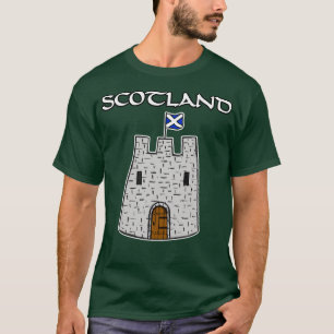 T-shirt Scottish Flag Castle Scotland St Andrews Day