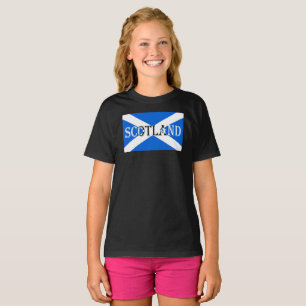T-shirt Scottish Flag Scotland Inverted Clocs