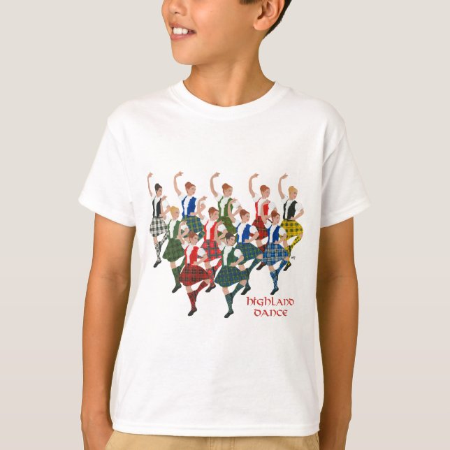 T-shirt Scottish Highland Dance Group (Devant)