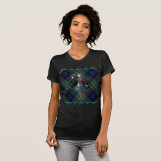 T-shirt Scottish Lassie Tartan T shirt