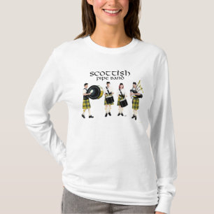 T-shirt Scottish Pipe Band - Jaune/Noir
