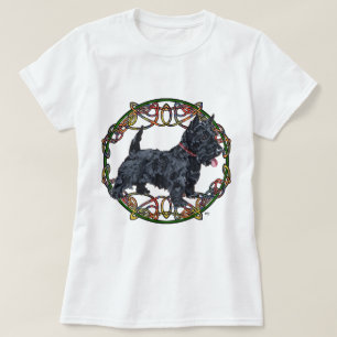 T-shirt Scottish Terrier Celtic Design