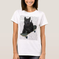 Scottish Terrier et Skateboard