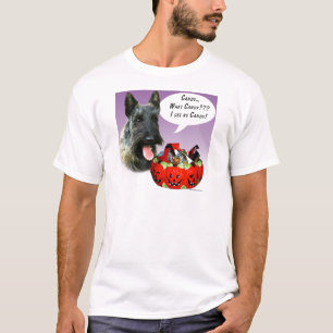 T-shirt Scottish Terrier Halloween Candy