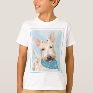 T-shirt Scottish Terrier Wheaten Dog Painting Art original
