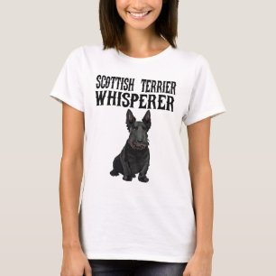 T-shirt Scottish Terrier Wisperer Funny Chien Lover Cadeau