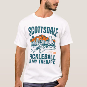 T-shirt Scottsdale Arizona Terrain de Pickleball Et Montag