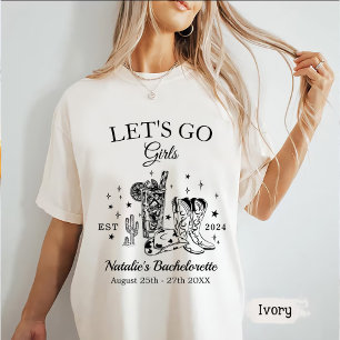 T-shirt Scottsdale Bachelorette Party Let's Go Girl