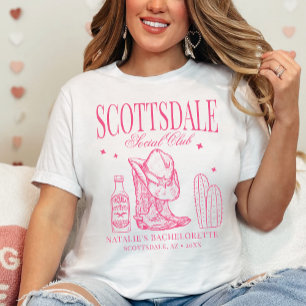 T-shirt Scottsdale Bachelorte Party Social Club