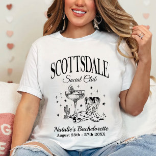T-shirt Scottsdale Bachelorte Party Social Club