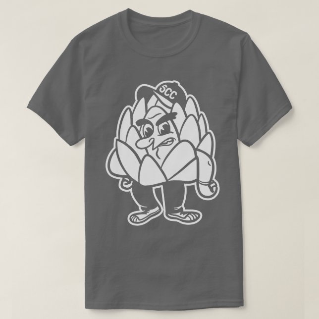 T-shirt Scottsdale Community College Artichokes Simple Whi (Design devant)