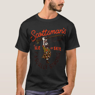 T-shirt Scottsman's Isle Of Skye Scotland Fine Ales Décont