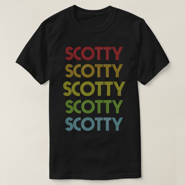 T-shirt Scotty (Design devant)