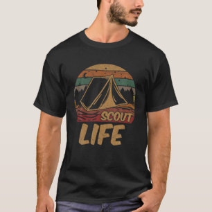 T-shirt Scout Life Scouting Amateurs Cadeaux Randonnée Hap