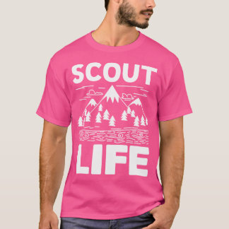 T-shirt Scout Life Scouting Camping Aventure Cadeau