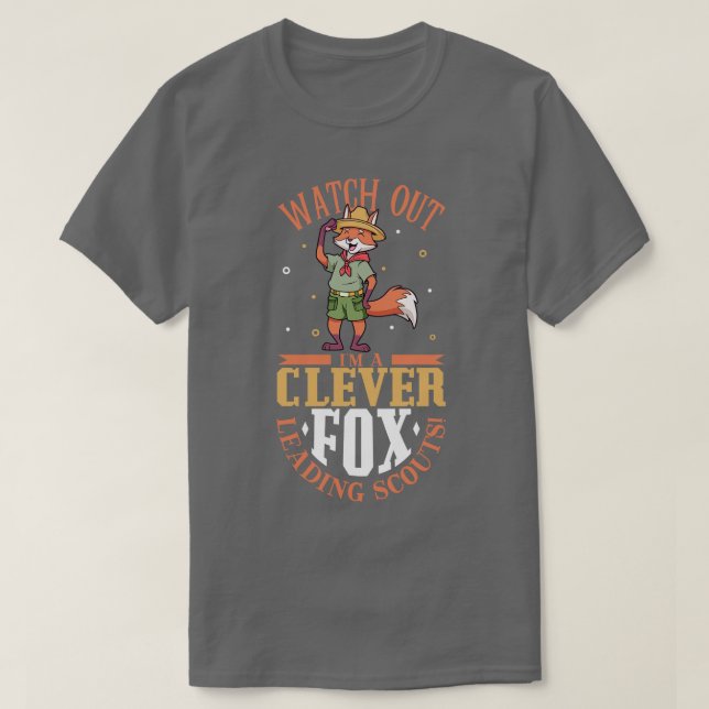 T-shirt Scouts de renard habile maître Cub (Design devant)