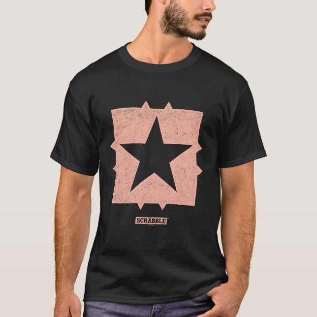 T-shirt Scrabble Carré moyen Espace libre (Devant)