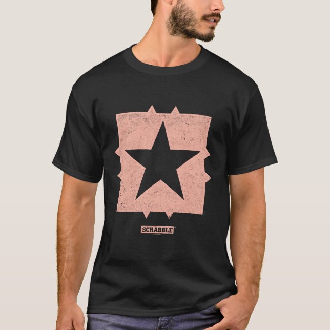 T-shirt Scrabble Carré moyen Espace libre (Devant)