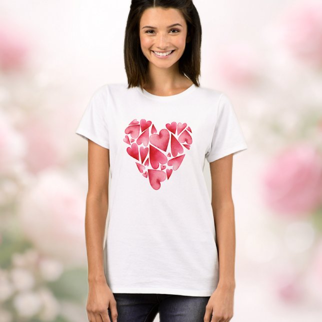 T-shirt Scrambled Hearts (Créateur téléchargé)