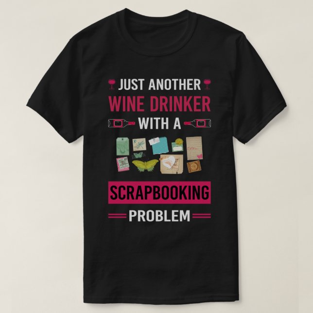 T-shirt Scrapbook scrapbook scrapbook Drinker (Design devant)