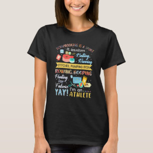T-shirt Scrapbooking Est Un Sport Qui Implique De Batter R