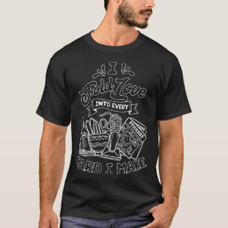 T-shirt Scrapbooking Pour Cartes D'Artisanat Artisanat