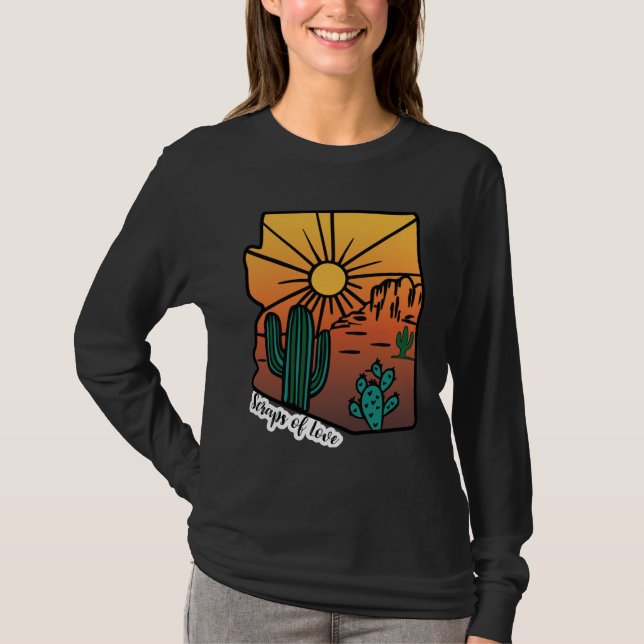 T-shirt Scraps d'amour Arizona Sunset Tee (Devant)