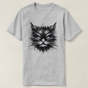 T-shirt Scratch Cat