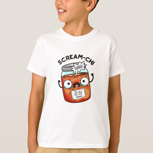 T-shirt Scream-chi Funny Kimchi Puns (Devant)