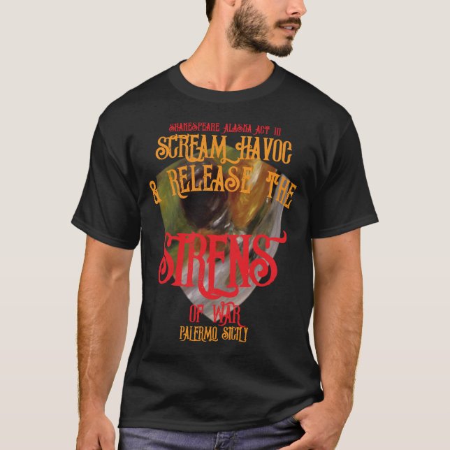 T-shirt Scream Havoc Turnagain Arm Sirens War Alaska (Devant)