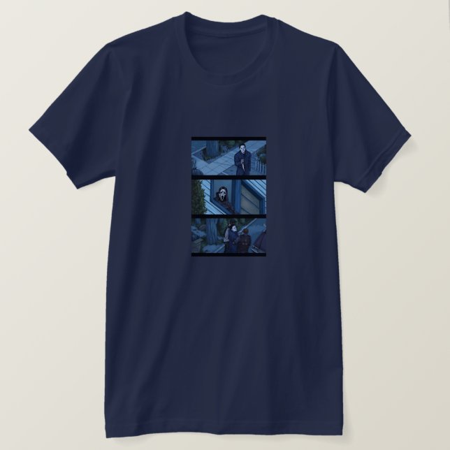 T-SHIRT SCREAM VS MICHAEL MYERS (Design devant)