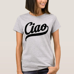 T-shirt Script Ciao (noir)