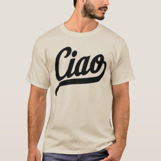 T-shirt Script Ciao (noir)